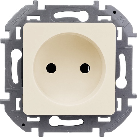 Legrand INSPIRIA Слоновая кость Розетка 2К - 16 А - 250 В
