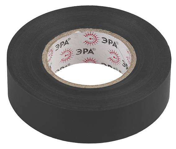 ЭРА Изолента ET1920BLACK ПВХ 19мм х 20м черная