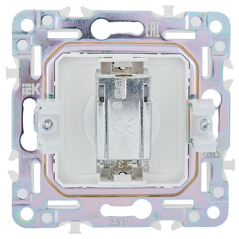 IEK SKANDY Графит Розетка TV оконечная SK-A12G