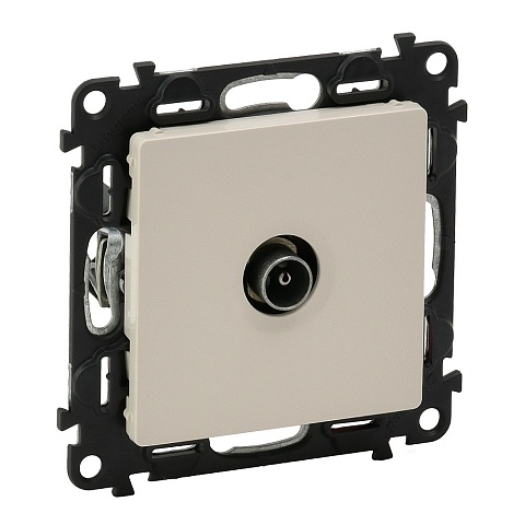 Legrand Valena LIFE DIY Сл.кость Розетка TV проходная 1,5дБ/14дБ 0-2400 МГц.