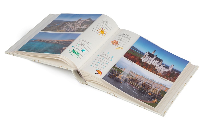 Фотоальбом Image Art IA-BBM46200 серия 138 путешествие с кармашками книжный переплёт 10х15 50 листов 200 фото