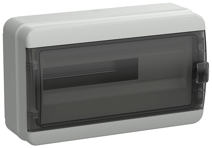 IEK TEKFOR Корпус пласт. КМПн-18 IP65 черн. прозр. дверь