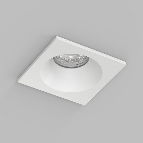Denkirs DK2131-WH Встраиваемый влагозащищённый светильник COVE, IP44, до 15 Вт LED, GU10, алюминий, белый