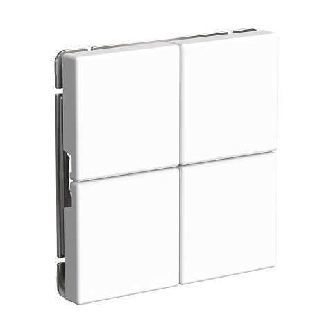 Systeme Electric ArtGallery Белый Выключатель 4-клавишный сценарный, сх. 1