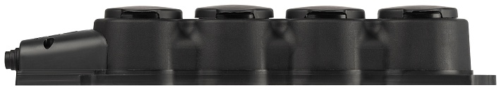 ЭРА Колодка KX-4e-B-IP44 каучуковая с заземлением 4 розетки 16A IP44 черная