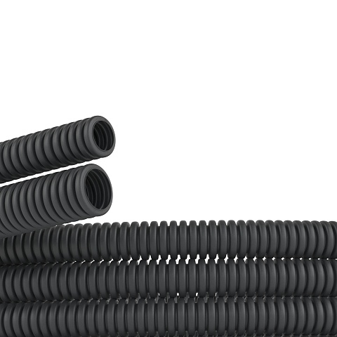 DKC Труба гофрированная ПНД легкая D=32mm (25m) черная