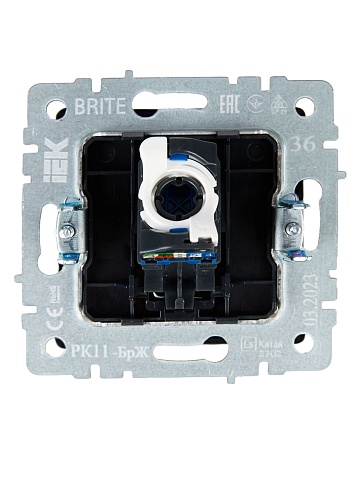 IEK BRITE BASE Жемчуг Розетка комп. RJ45 кат.6 РК11-БрЖ