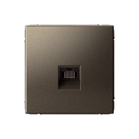 Systeme Electric ArtGallery Мокко Розетка компьютерная RJ45, кат. 6A, механизм