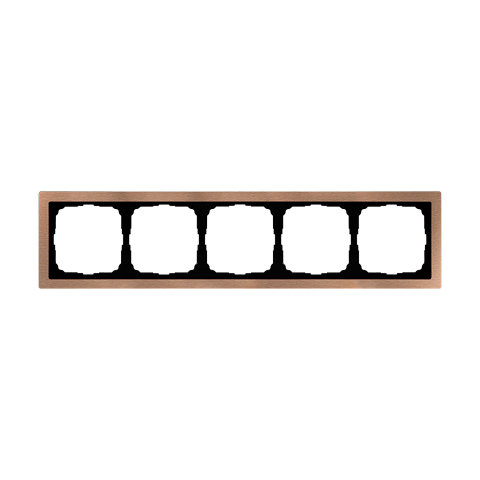 Systeme Electric ArtGallery Pure Металл Медь Рамка 5-ая