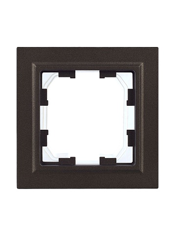 IEK BRITE Рамка 1-местная IP44 РУ-1-БрТБ-44 темная бронза