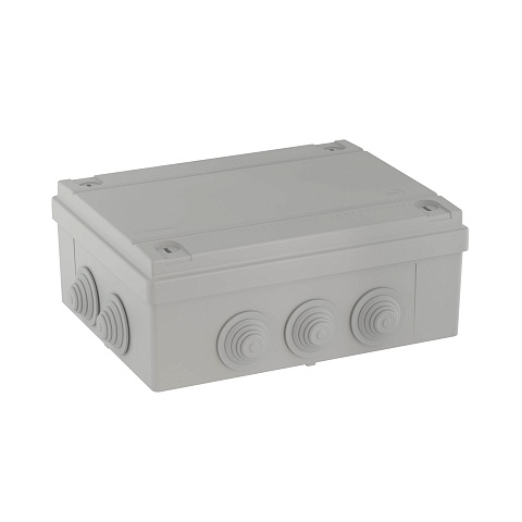 DKC Коробка распределительная 240x190x90 IP55 10 конических сальников d max = 32мм