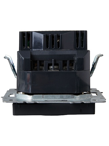IEK BRITE Роз. с з/к/ш 16А с USB A+A 2,1А РЮш10-1-БрГ граф.