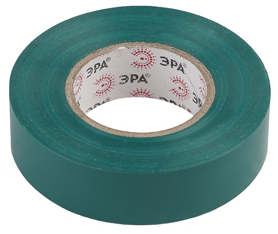 ЭРА Изолента ET1920GREEN ПВХ 19мм х 20м зеленая
