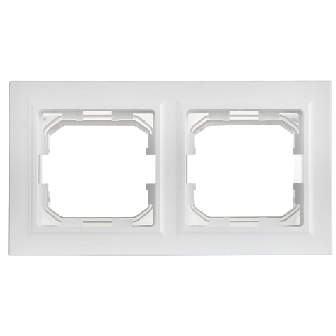 IEK BRITE Рамка 2-мест. IP44 РУ-2-БрАБ-44 а/б