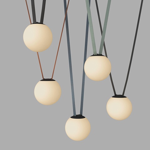 Denkirs Трековый светильник BELTY ORB DK5553-BK