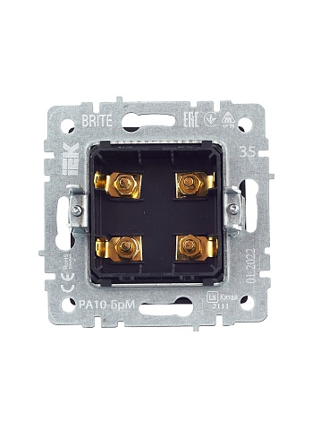 IEK BRITE Аудиорозетка 4-мест. РА10-БрМ мар.