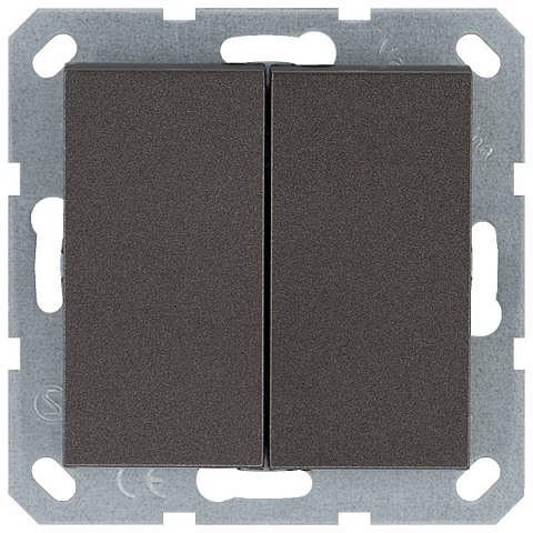 Jasmart G Мокко Выключатель 2-кл перекрестный 10A 250V~