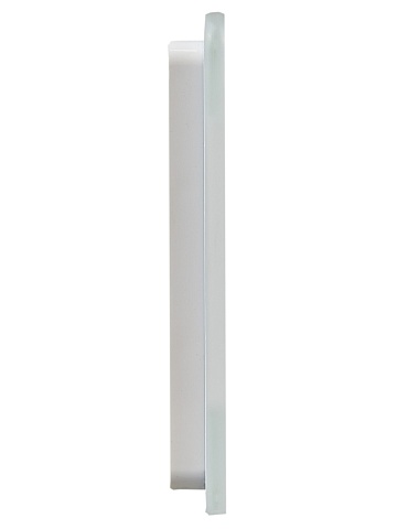 IEK BRITE DECOR Белый матовый стекло скругл.угол Рамка 3-м РУ-3-2-Бр RE