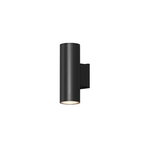 Denkirs DK9821-BK Настенный уличный светильник BORG, IP65, 18 Вт, 3000К, черный, алюминий