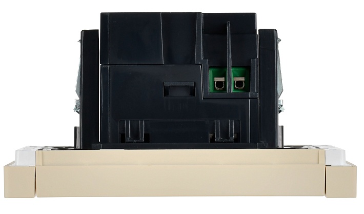 IEK FORTE&PIANO Ваниль Розетка USB A+A 3,1А FP449