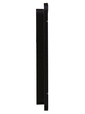 IEK BRITE DECOR Черный металл. скругл.угол Рамка 3-м РУ-3-1-Бр RE