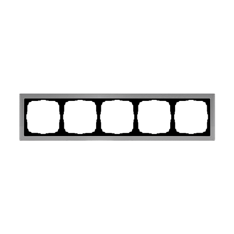Systeme Electric ArtGallery Pure Органическое стекло Алюминий Рамка 5-ая