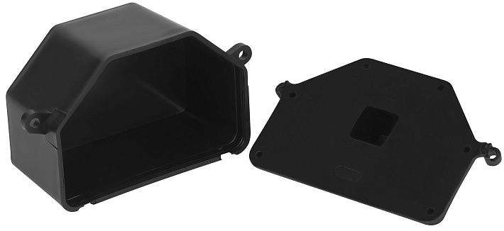 Коробка ответвительная ЭРА KRM-132-88-62 черная 132х88х62мм Л251 У3 для монолитного строительства IP44