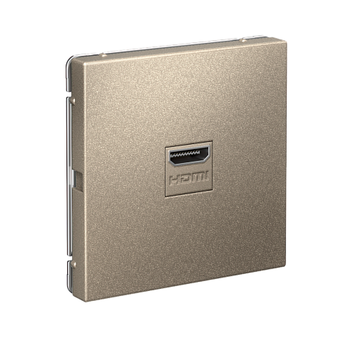 Systeme Electric ArtGallery Шампань Розетка HDMI, 16А, механизм