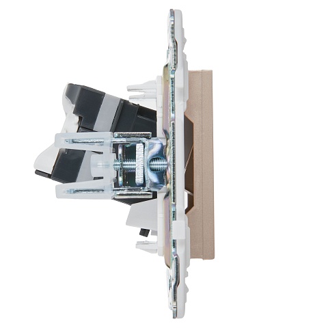 IEK SKANDY Песочный Розетка компьютерная RJ45 кат.5E SK-K01Sa