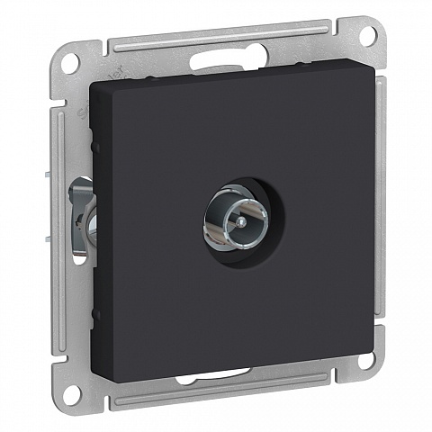SE AtlasDesign Карбон Розетка TV оконечная 1DB, механизм