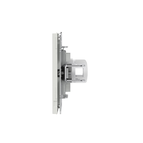 DKC KANT Компьютерная розетка RJ-45 без шторки, кат.5е двойная, белый песок