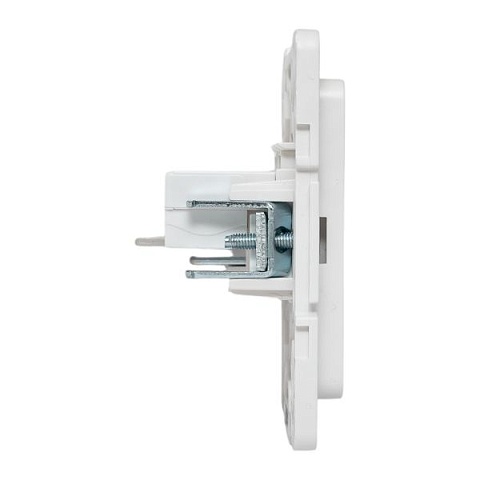 EKF PROxima Стокгольм Механизм розетки RJ-45 2-местной белый.