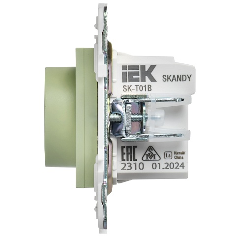 IEK SKANDY Мятный Термостат электронный с индикацией SK-T01G
