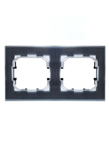 IEK BRITE Рамка 2-местная IP44 РУ-2-БрМ-44 маренго