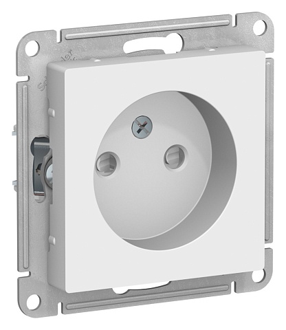 Systeme Electric AtlasDesign Лотос Розетка б/з со шторками, 16А, механизм