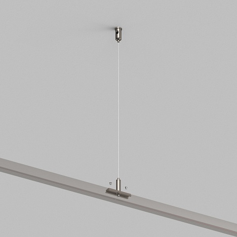 Denkirs TR5718-DN механический подвес, для трека Shine, серия Base, 48V DC, IP20, 2м, темный никель, алюминий