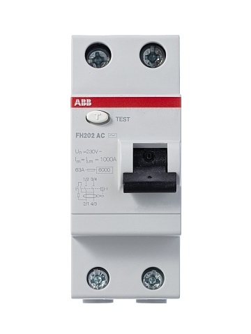 ABB FH202AC УЗО 2Р 25А 100mA (AC)