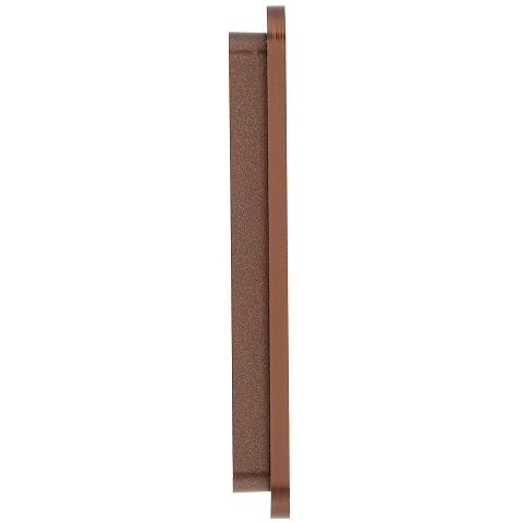 IEK BRITE DECOR Коричневый металл скругл.угол Рамка 1-мест. РУ-1-1-Бр RE AL