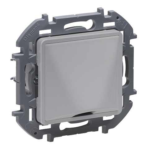 Legrand INSPIRIA Алюминий Вывод кабеля с зажимом для крепления