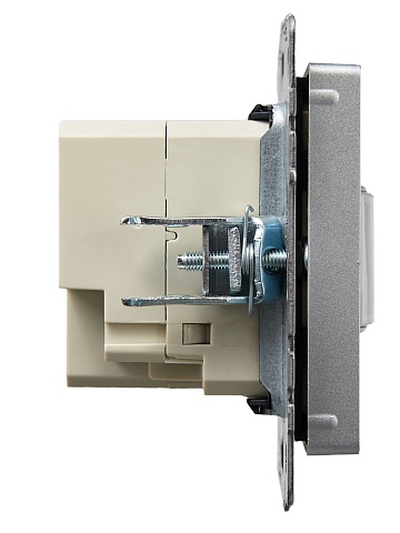IEK BRITE BASE Алюминий Датчик движения ДС10-1-БрА