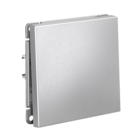 Systeme Electric ArtGallery Алюминий Переключатель 1-клавишный, сх.6, 10АХ, механизм