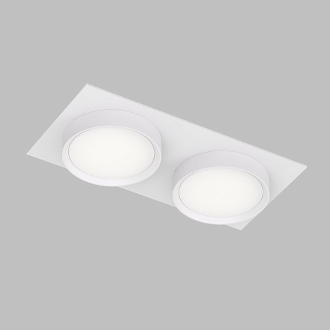 Denkirs Точечный встраиваемый светильник FLAT DK2092-WH