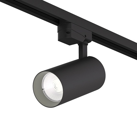 Denkirs DK6453-BK Трековый светильник SOLID KOPER, 145мм, d70, 220V, LED 3000K, 24W, IP20, черный, алюминий