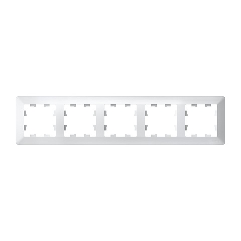Systeme Electric AtlasDesign Air Белый/дымчатый белый Рамка 5-ая