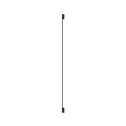 Denkirs DK5086-BK Светильник настенный TRIXRAY, 18Вт, 2200 мм, 3000К, алюминий, черный