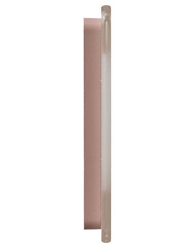 IEK BRITE DECOR Дымчатый матовый стекло скругл.угол Рамка 3-мест. РУ-3-2-Бр RE