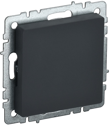 IEK BRITE Заглушка c суппортом МЗ10-БрГ граф.