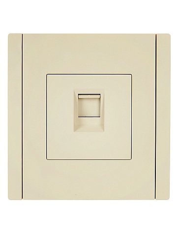 IEK FORTE&PIANO Ваниль Розетка комп. RJ45 кат.6 FP431