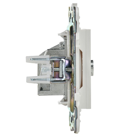 IEK SKANDY Арктический белый Розетка TV оконечная SK-A12W