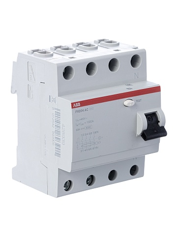 ABB FH204AC УЗО 4Р 25А 100mA (AC)